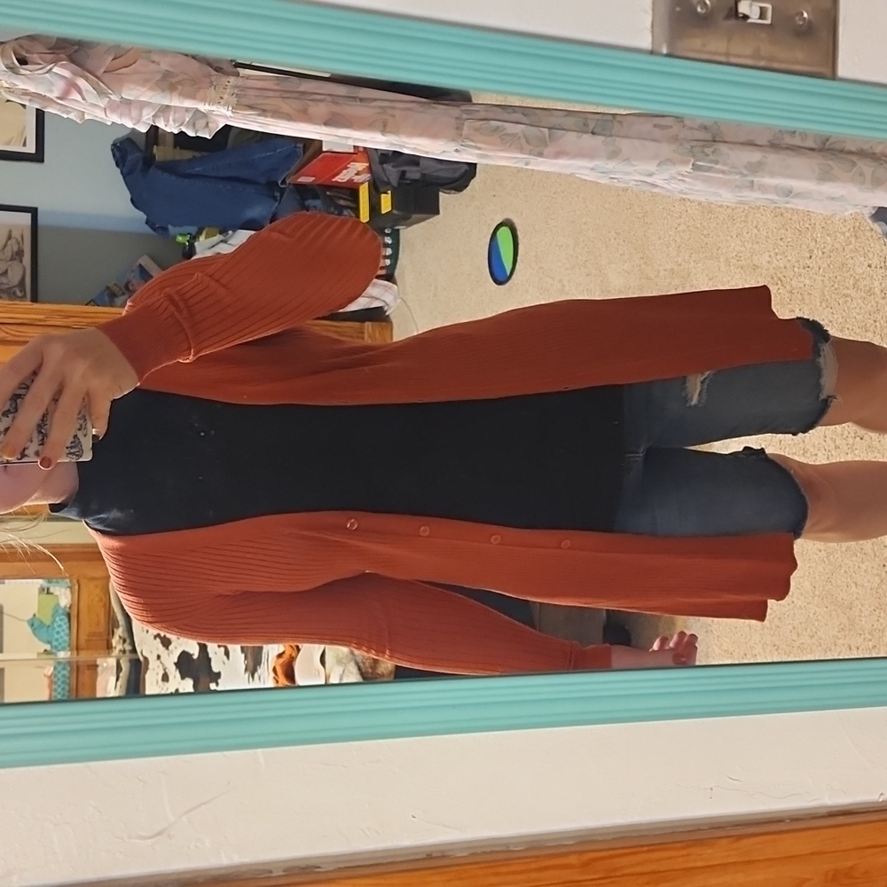 long cardigan